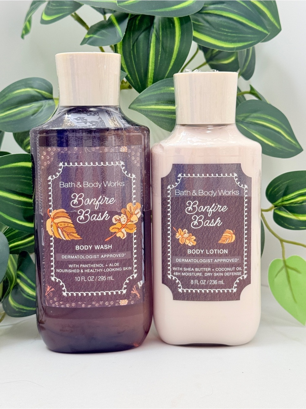 Bath & Body Works Bonfire Bash Body Wash & Lotion - New & Sealed